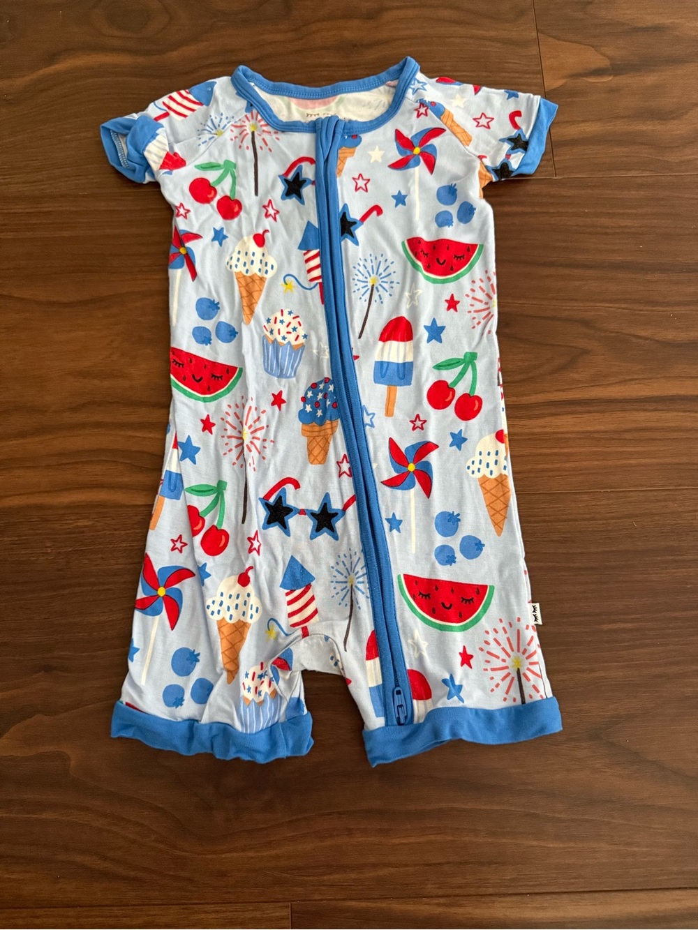 Little Sleepies Stars, Stripes, & Sweets Shortie